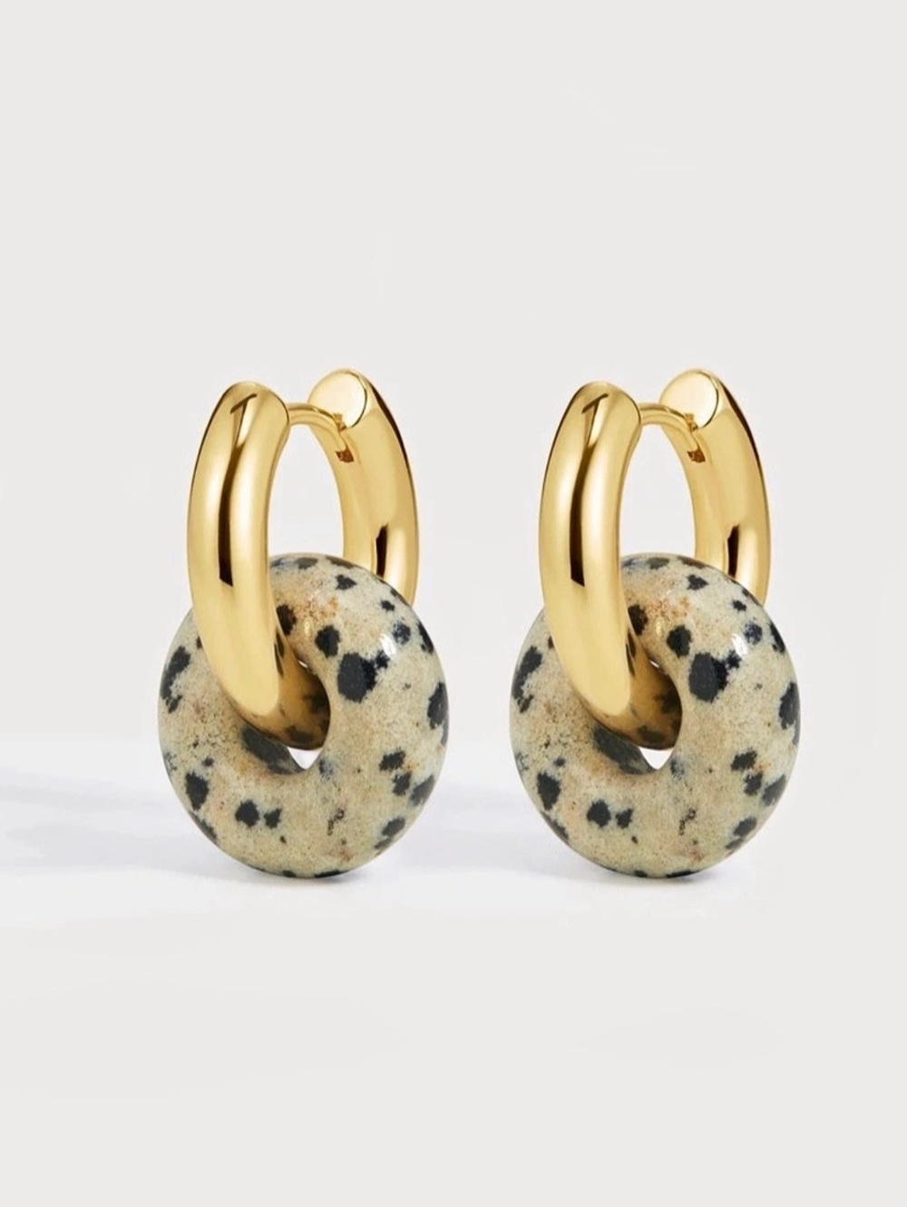 The Palma Washer Hoops Gold |LUVAJ